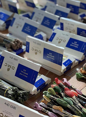 法国进口DMC纯棉绣线法国R线十字绣线欧绣绣花线447色任选ART117