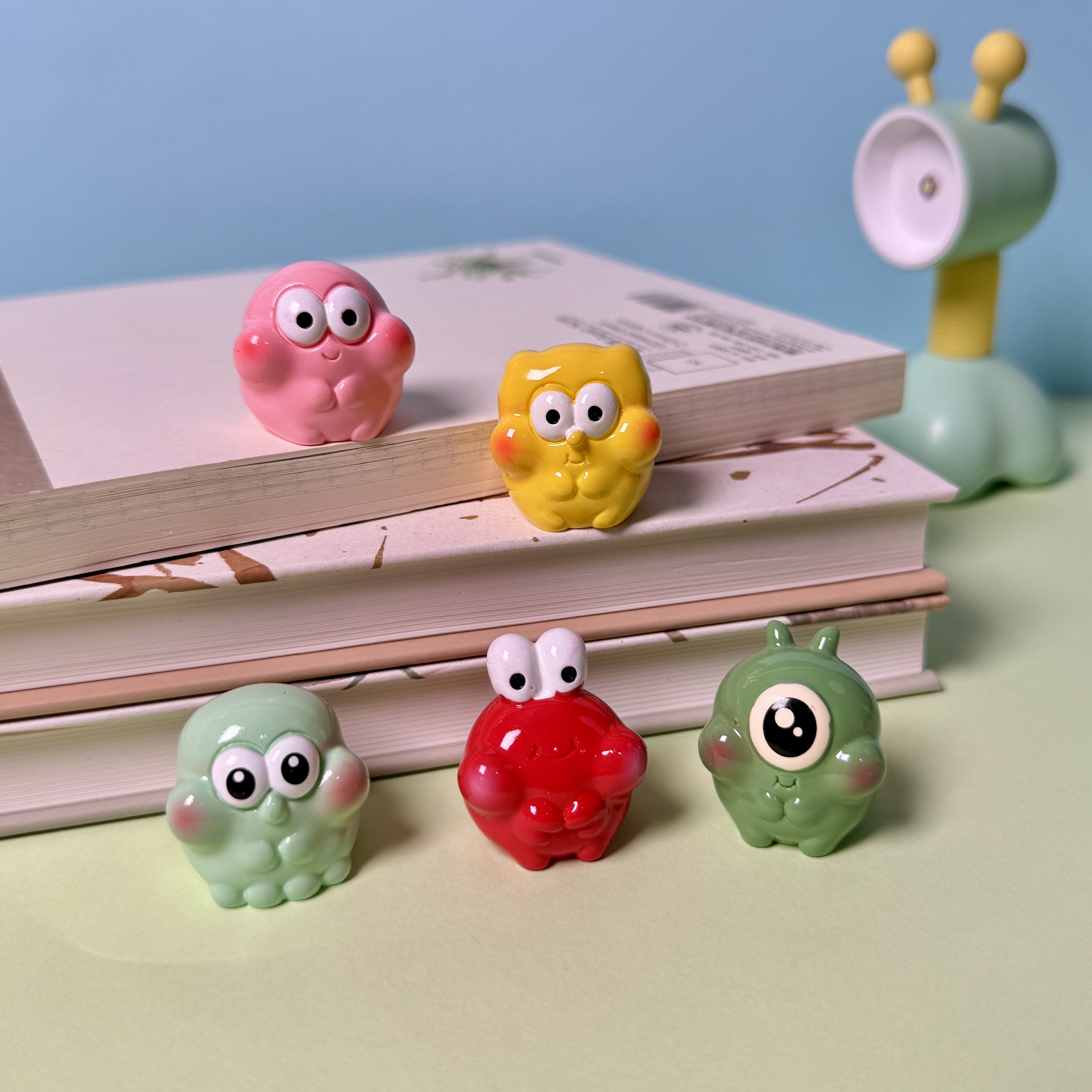 海绵小宝卡通树脂办公桌面电脑车载可爱家居装饰摆件,家居饰品,桌面摆件,淘宝优惠券,粉丝福利购,淘宝优惠卷