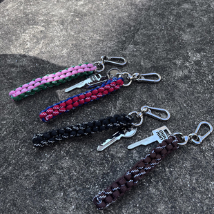 cleanfit手工编织包包挂件绳裤子配件装饰腰间挂饰绳男复古钥匙扣