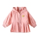 2026小孩婴儿童装 B.Duck小黄鸭专柜同款 女童可爱连帽短外套秋季