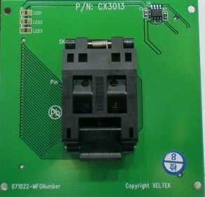 CX3013烧录座 XELTEK西尔特SUPERPRO5000/6000原装适配器