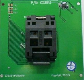 CX3013烧录座 XELTEK西尔特SUPERPRO5000/6000原装适配器