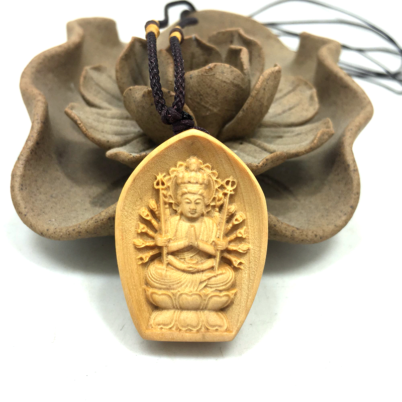 千手观音本命佛八大守护神吊坠