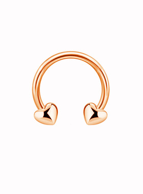 gatte欧美跨境个性朋克欧美鼻环Nose ring星星月亮马蹄环穿刺鼻环