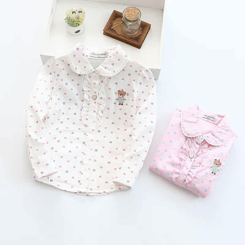 Chemise fille à manche longue - Ref 2085430 Image 1