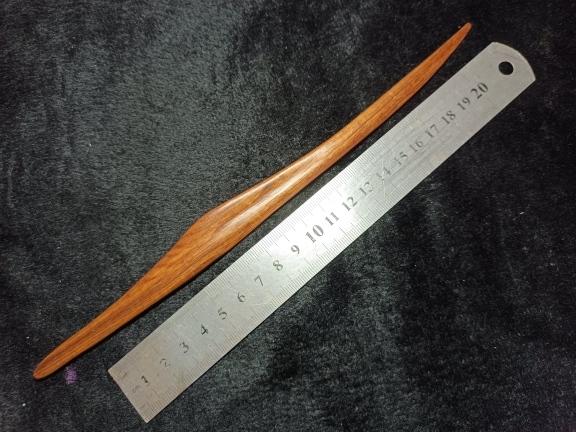 海南黄花梨随形发簪，发针，盘发发簪