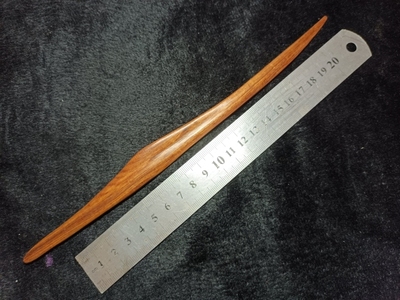 海南黄花梨随形发簪，发针，盘发发簪