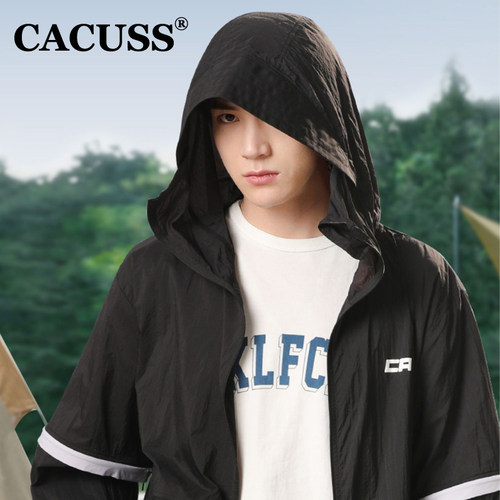 CACUSS防晒衣男夏季薄款外套冰丝