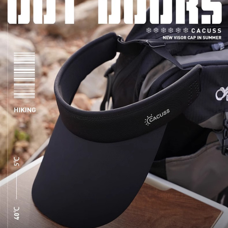 CACUSS男士夏季防空顶帽遮阳帽