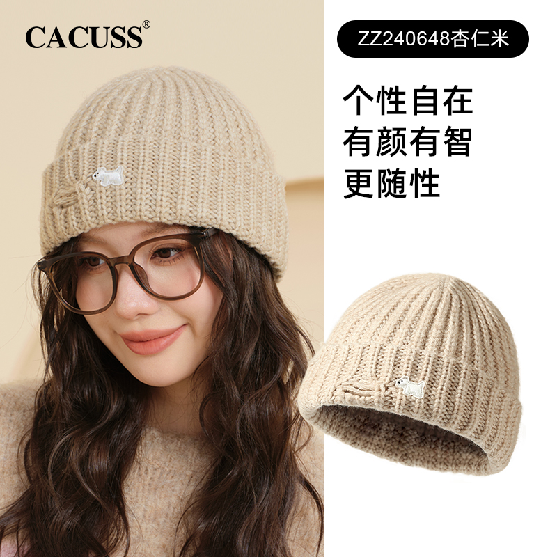 CACUSS帽子女秋冬2024新款网红