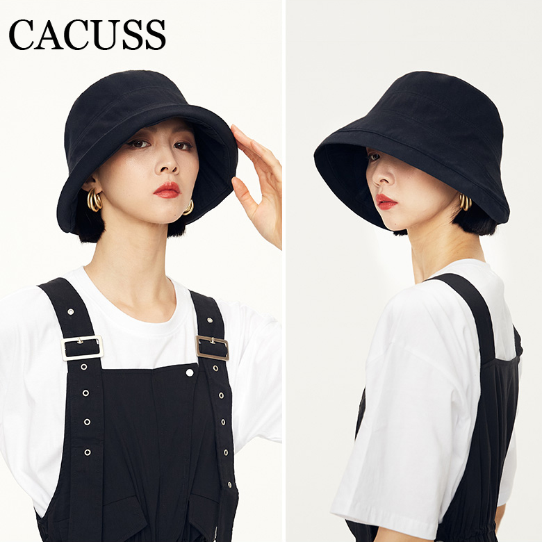 cacuss日系渔夫帽韩版大头围