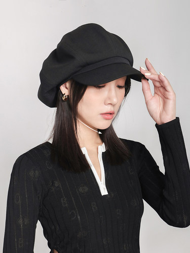 cacuss邮差帽出游复古女秋冬百搭