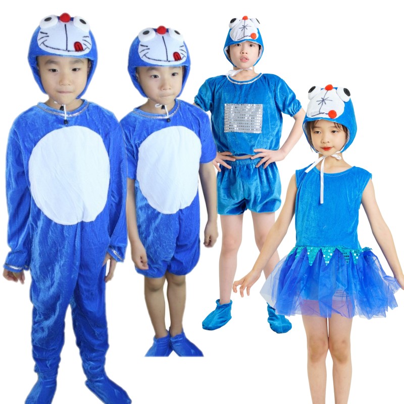 叮当猫动物哆啦a梦卡通风表演服