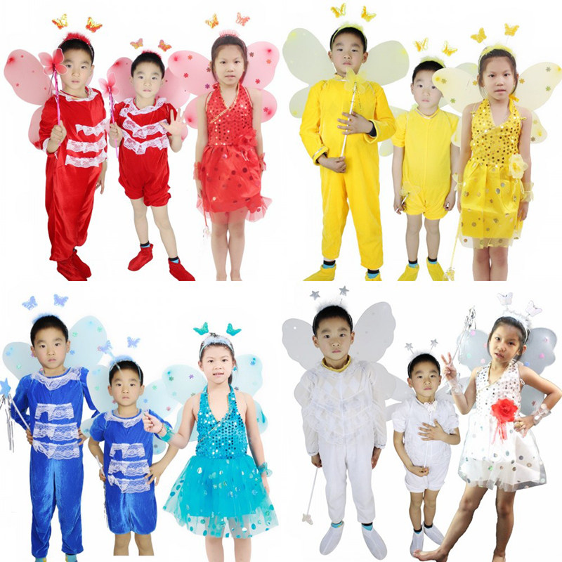 昆虫蝴蝶卡通表演服幼儿园舞蹈服