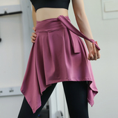 网球裙女显瘦遮臀防尴尬瑜伽罩裙跑步训练速干健身短裙运动半身裙