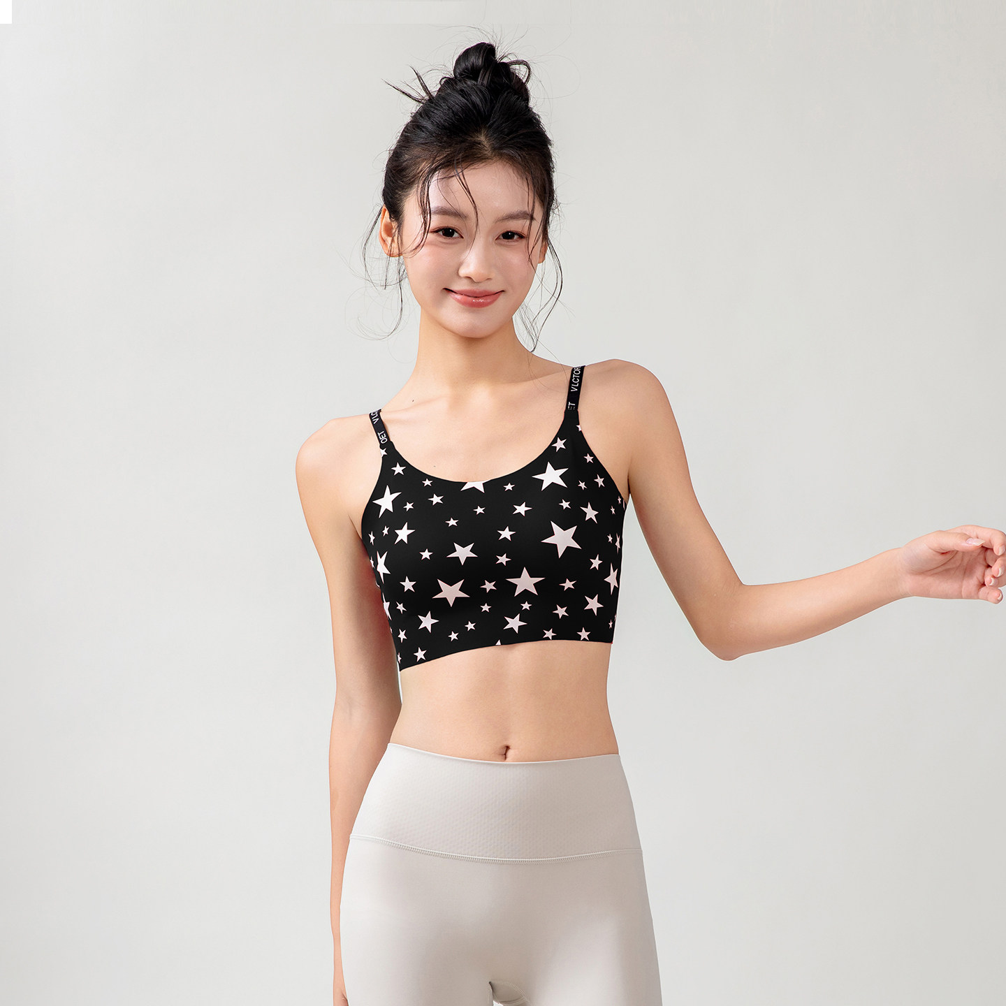 元力小咖满天星无痕裸感运动美背瑜伽健身内衣健身文胸运动内衣,运动服/休闲服装,运动文胸,淘宝优惠券,粉丝福利购,淘宝优惠卷