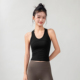元 运动上衣女 力小咖工字健身背心带胸垫防震防下垂瑜伽跑步无袖