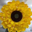 纸玩家婚礼布置摄影道具橱窗美陈大型手工艺制作仿真纸艺向日葵