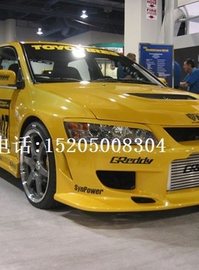适用于三菱汽车EVO8 EVO9大包围改装-CW款前杠/侧裙/后杠03-06