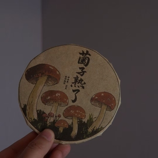 50克薄饼 上新 普洱熟茶 菌子熟了 买十送二 2020年