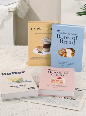 折叠款现代奶油网红风假书装饰书摆件仿真书客厅装饰道具书摆设