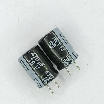 200只原装松下FJ发烧电解电容16v470uf音频滤波8*11