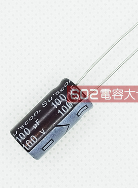 余料800只100V100UF台产SUSCON电解电容高频低阻长寿命10*20