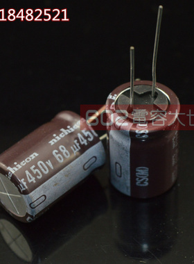 420V68UF代450v尼吉康16*25铝电解电容器长寿命 高频低阻Nichicon