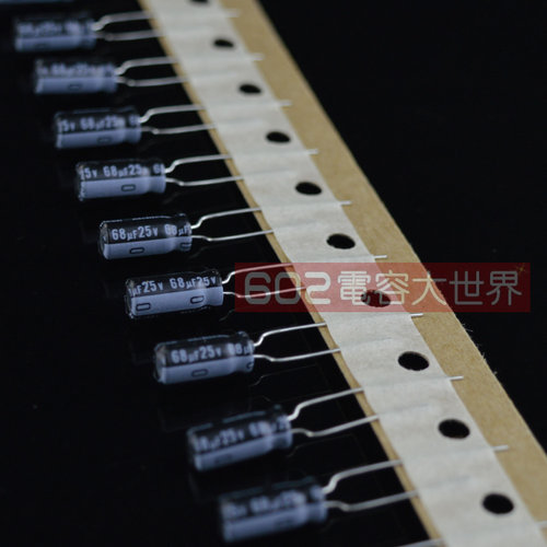 200只尼吉康25v68uf电解电容包邮