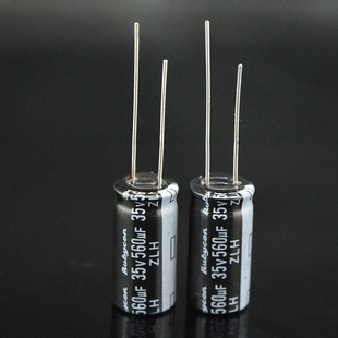 10只35v560uf红宝石10*20电解电容开关电源ZLH固定滤波高频105度