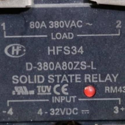 HFS34固态继电器 D-380A80ZS-L 100ZS 25ZS 40ZS 60ZS 10ZS