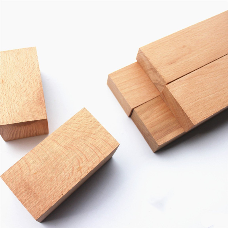 欧洲德国榉木diy雕刻料勺子料木盘果盘料刨子料天然原木定制木料