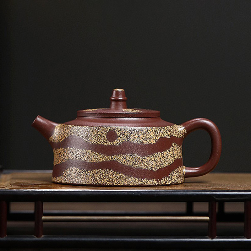 可询价国大师邱玉林代表作茶马古道原矿底槽清纯全手工宜兴紫砂壶