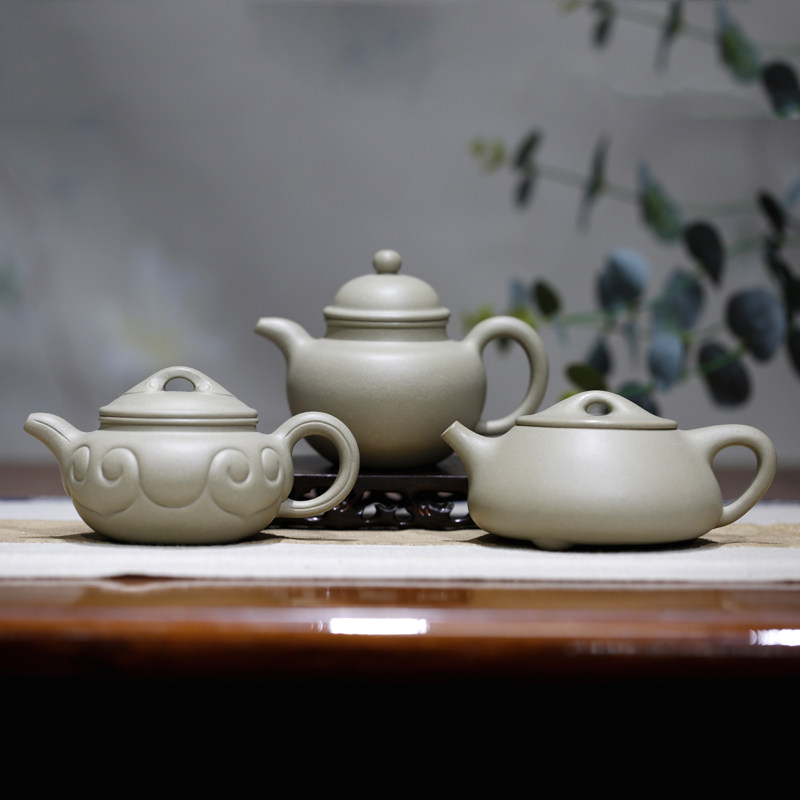 景舟家藏本山绿泥绿泥祥生石瓢