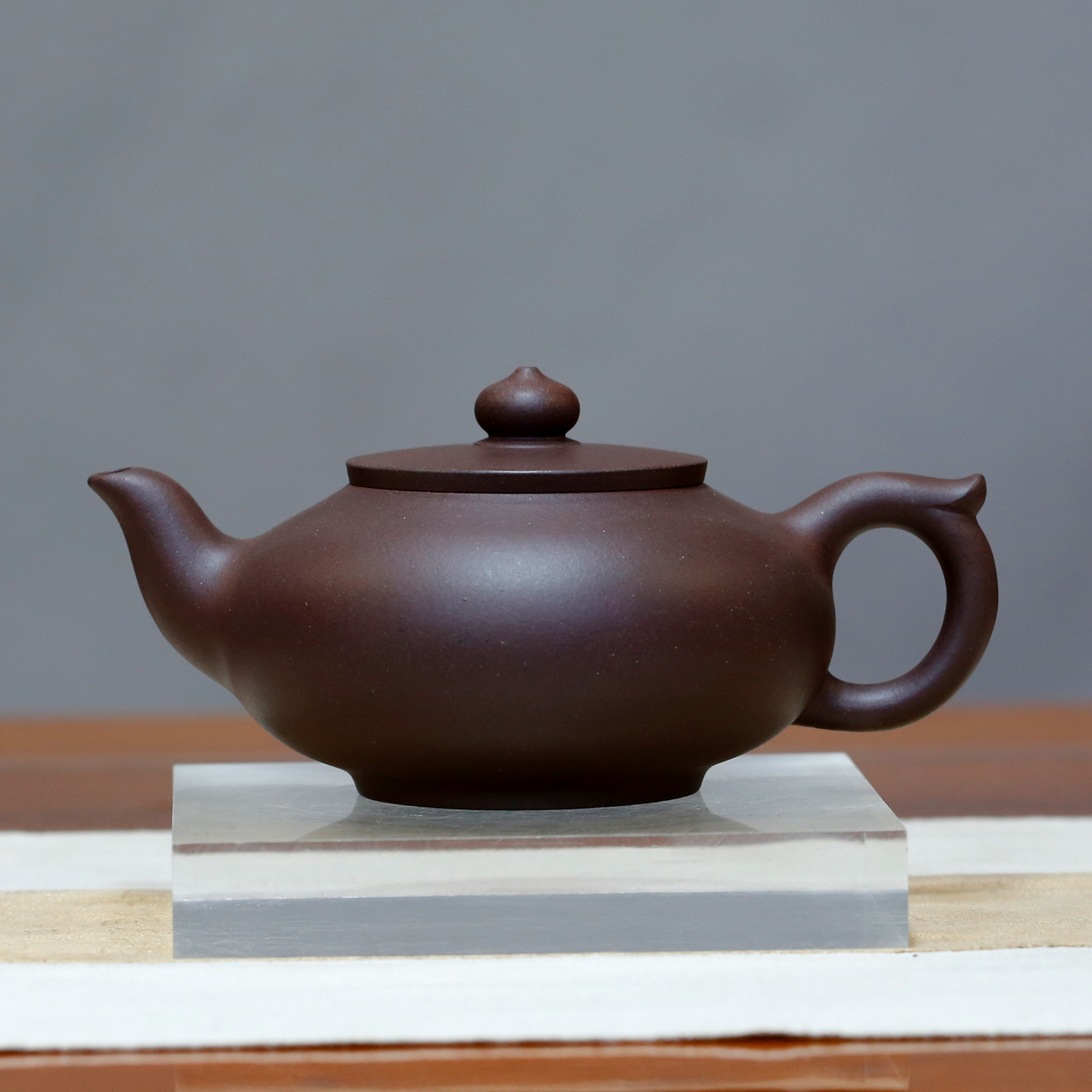 国工杨良君全手工制黄龙山原矿紫泥碧玉笑樱壶收藏紫砂茶壶280cc