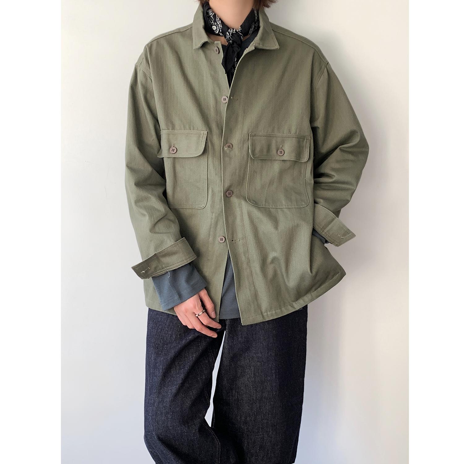 复古翻领夹克男潮牌宽松休闲工装薄款JK553/P100,男装夹克,电商A228