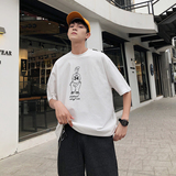 简约韩版卡通人物印花圆领T恤 T808/P40,男装T恤,电商A228, 简约韩版卡通人物印花圆领T恤 T808/P40,男装T恤,电商A228,