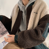 冬季复古羊羔毛棉袄宽松毛绒棉衣外套A228/MY19/P115，男装棉衣，电商A228