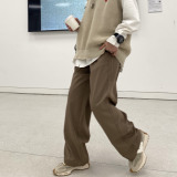 2021猪鼻扣立体休闲西裤纯色拖腿裤A228/K587/P68，男装西裤，电商A228