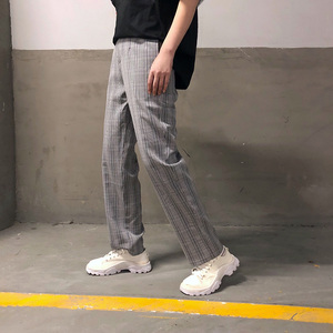 格纹西装裤 2色 K525/P68图片