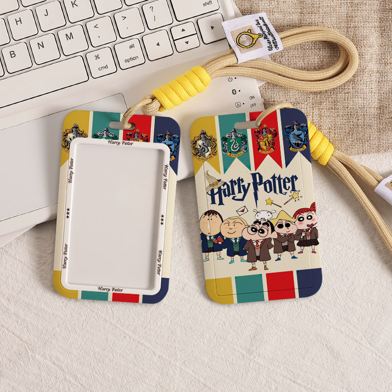 哈利波特x小新公交卡套汽车NFC钥匙卡保护壳霍格沃兹身份证饭卡套
