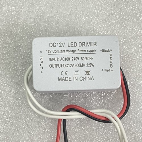DC 12V 500mA 6W LED驱动电源恒流恒压外置变压器 LED橱柜灯电源 - 封面