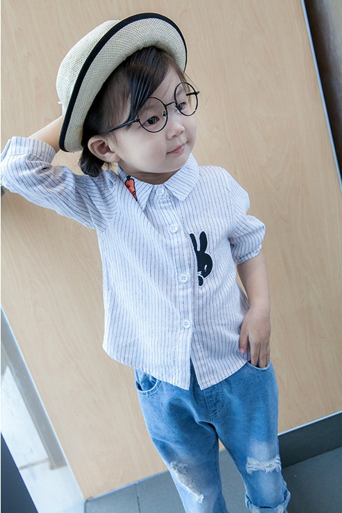 Chemise enfant à manche longue - Ref 2083041 Image 3