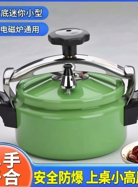 防爆迷你高压锅家用 小型饭店酒店彩色商用压力锅电磁炉燃气通用