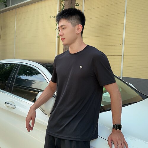 静姐奥莱正品0426必迈夏季男女透气吸湿跑步训练健身速干T恤短袖b