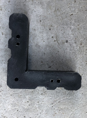 塑料角码内置钢片55断桥铝门窗连接件铝材连接角拐角山东