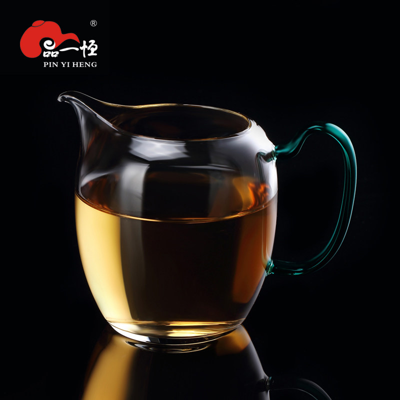 品一恒新品玻璃耐热公道杯 分茶公道杯