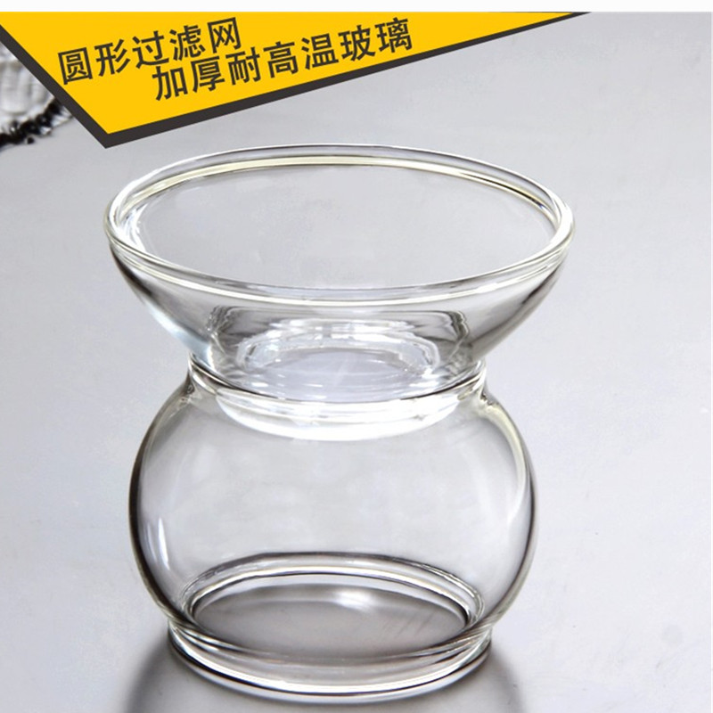 品一恒玻璃透明特价滤茶器图片