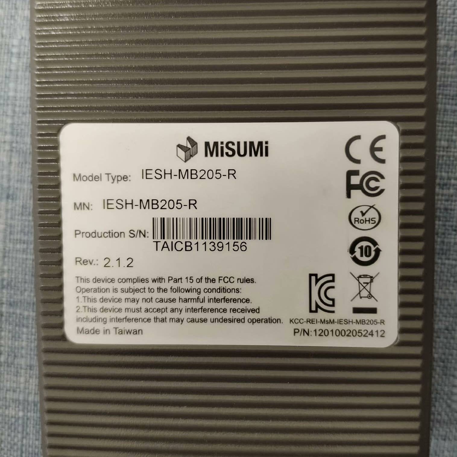 MISUMI米思米交换机 IESH-MB205-R 议价 维修！！！