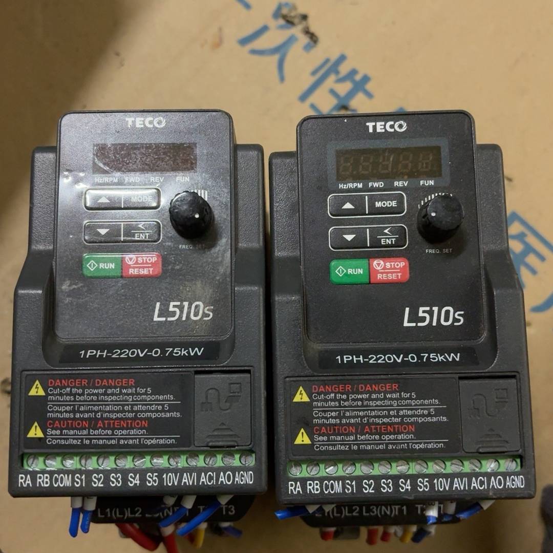 TECO 变频器  L510-201-SH1-NC 0.75议价 维修！！！
